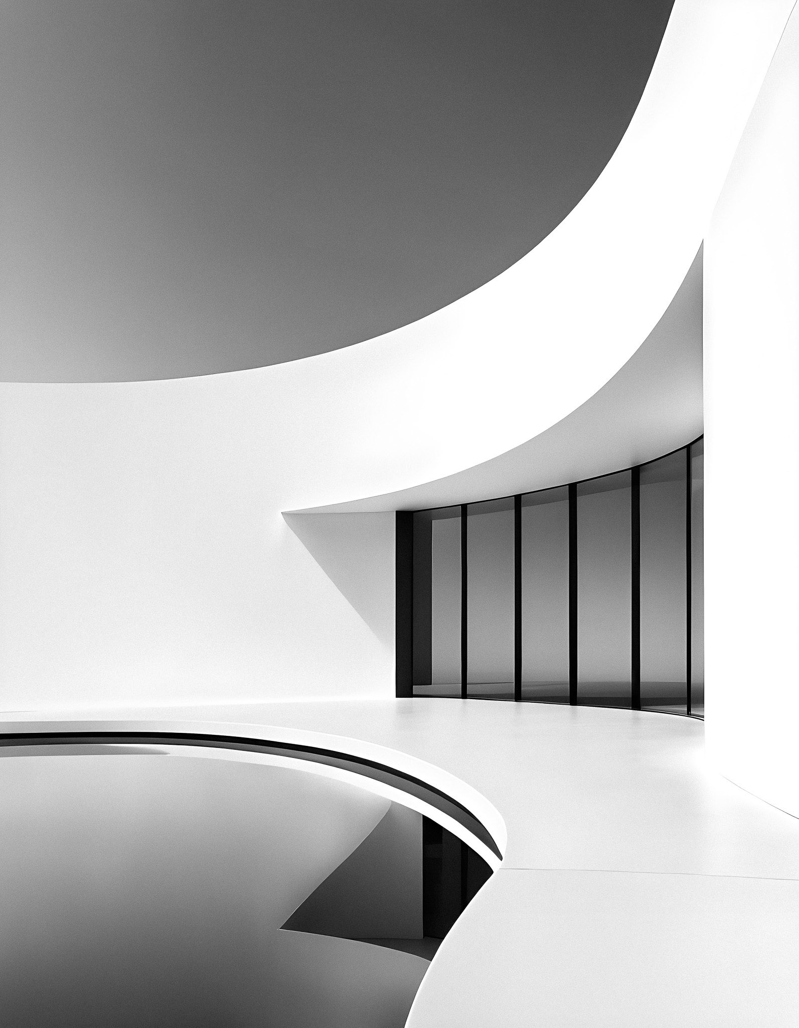 Architecture Abstract in Black and White © Bob Orsillo - All Rights Reserved.
