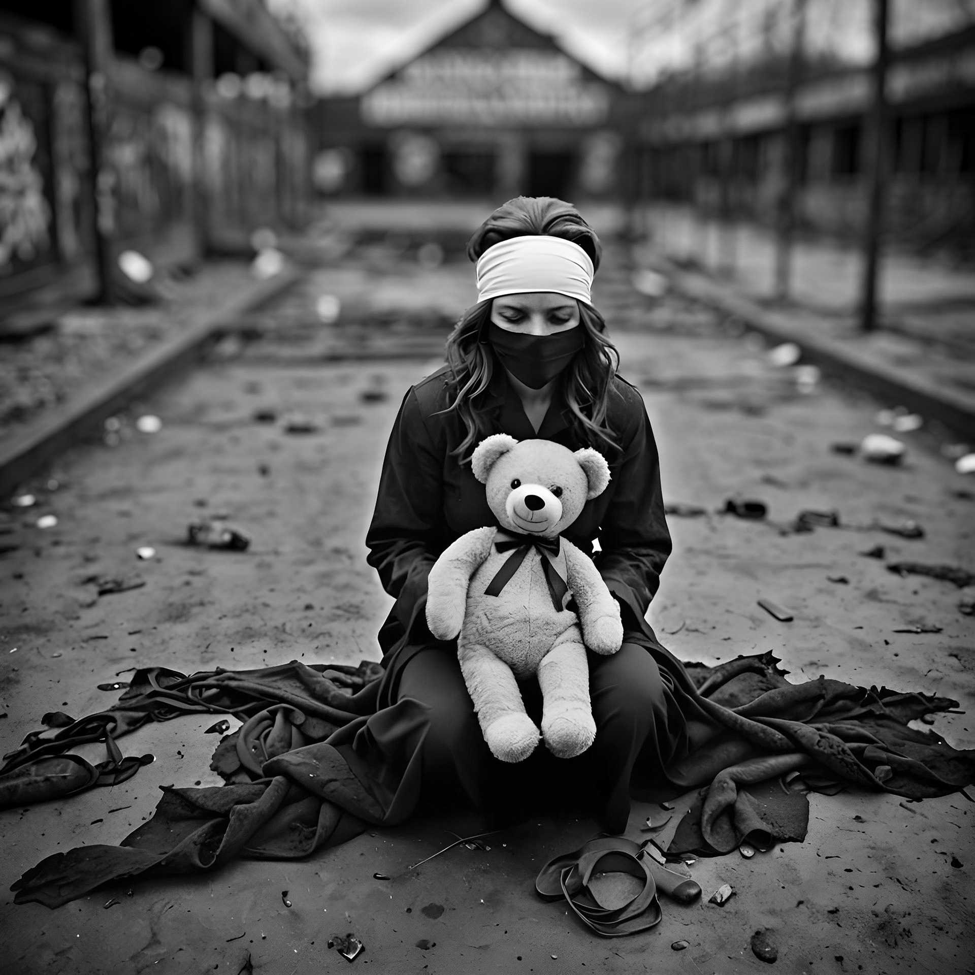 Teddy Bear Apocalypse #3 - Surrealism by © Bob Orsillo All Rights Reserved