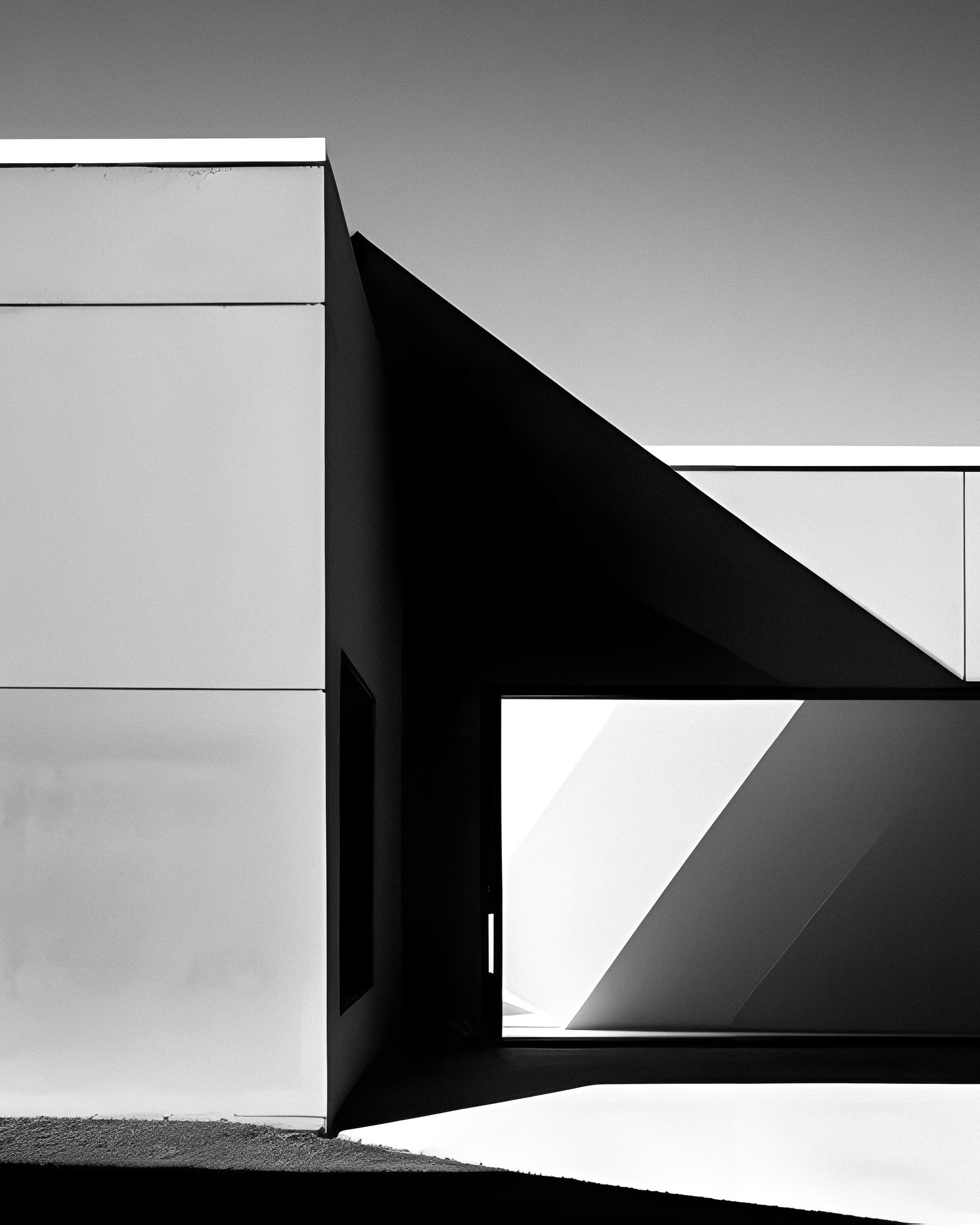 Architecture Abstract in Black and White © Bob Orsillo - All Rights Reserved.
