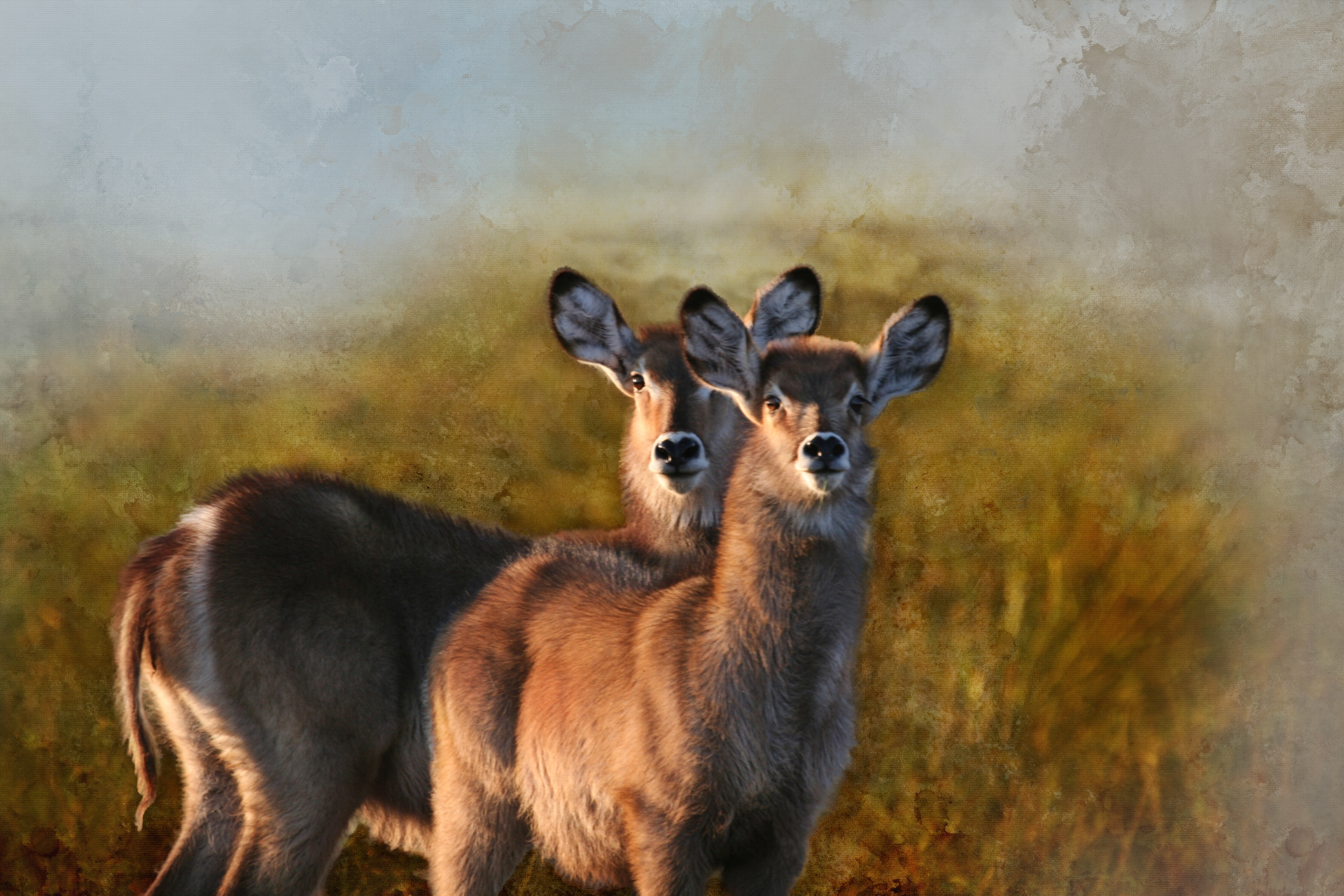 Waterbuck Pair