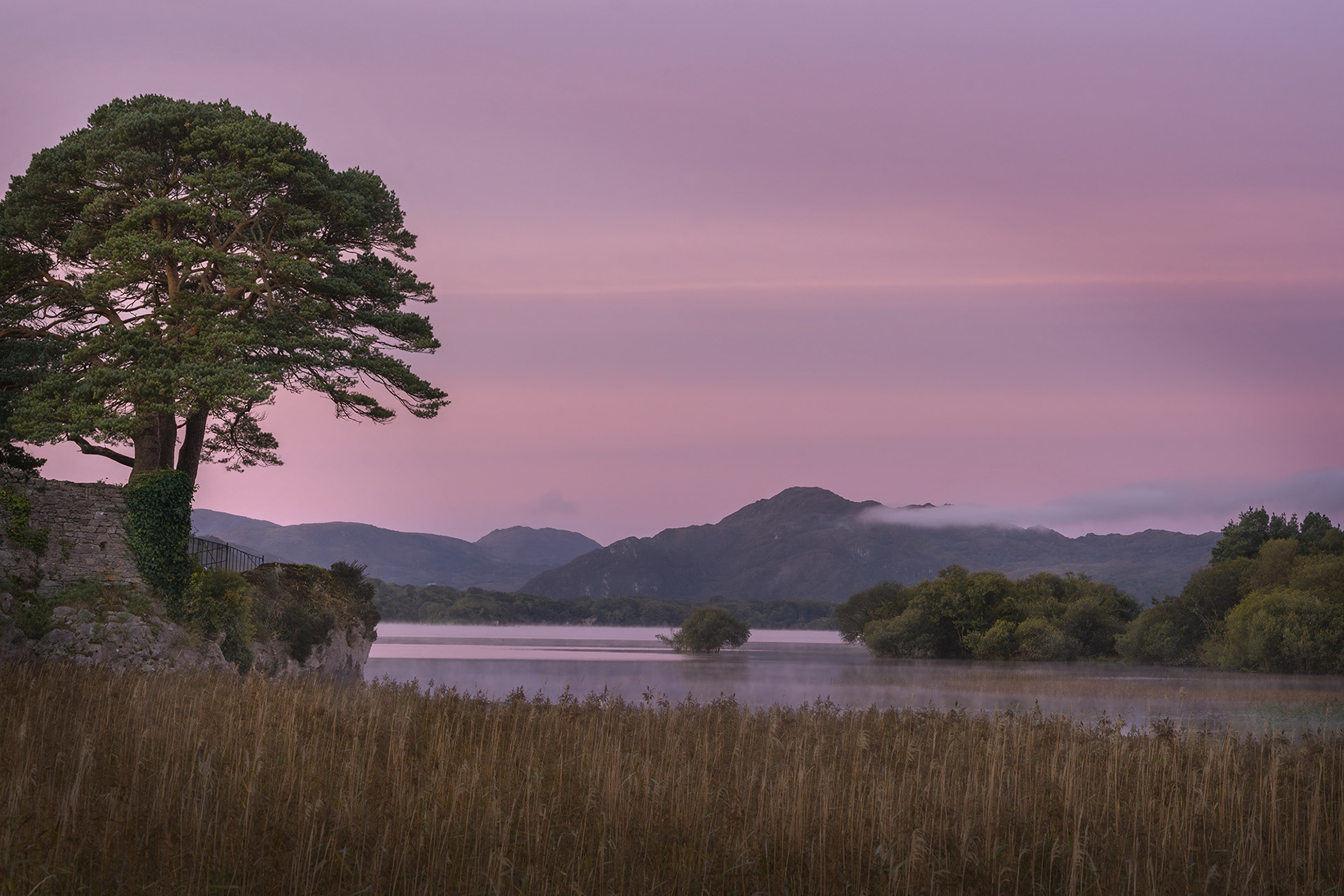 Morning at the Lake Hotel
