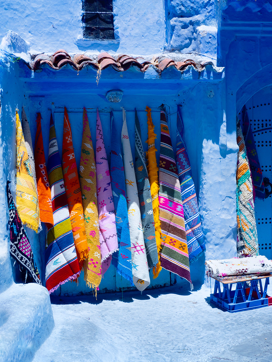 Chefchaouen-The Blue City-Fabrics