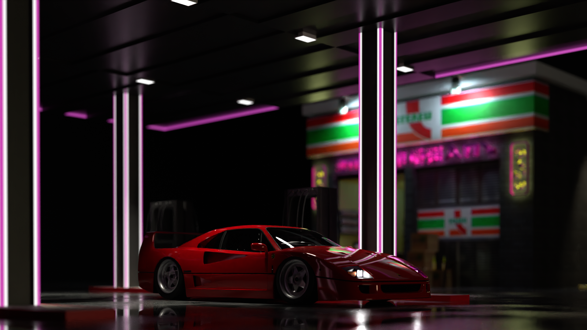 F40 Render -Blender
