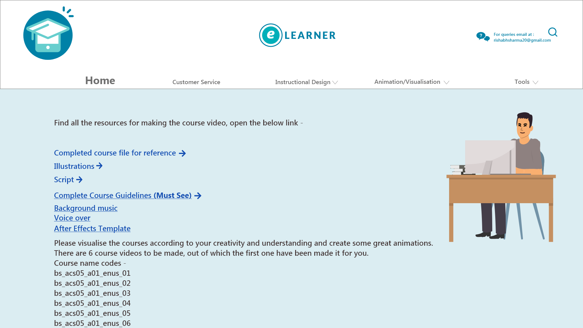 Animation Homepage