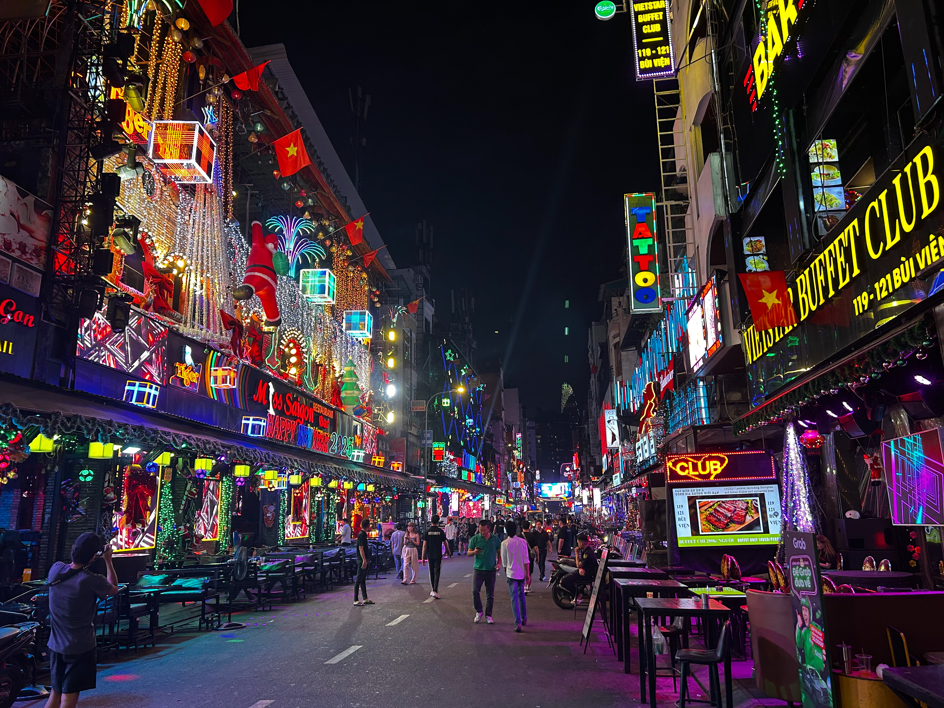 La celebre rue Bùi Viện (Prise sur Iphone 14)