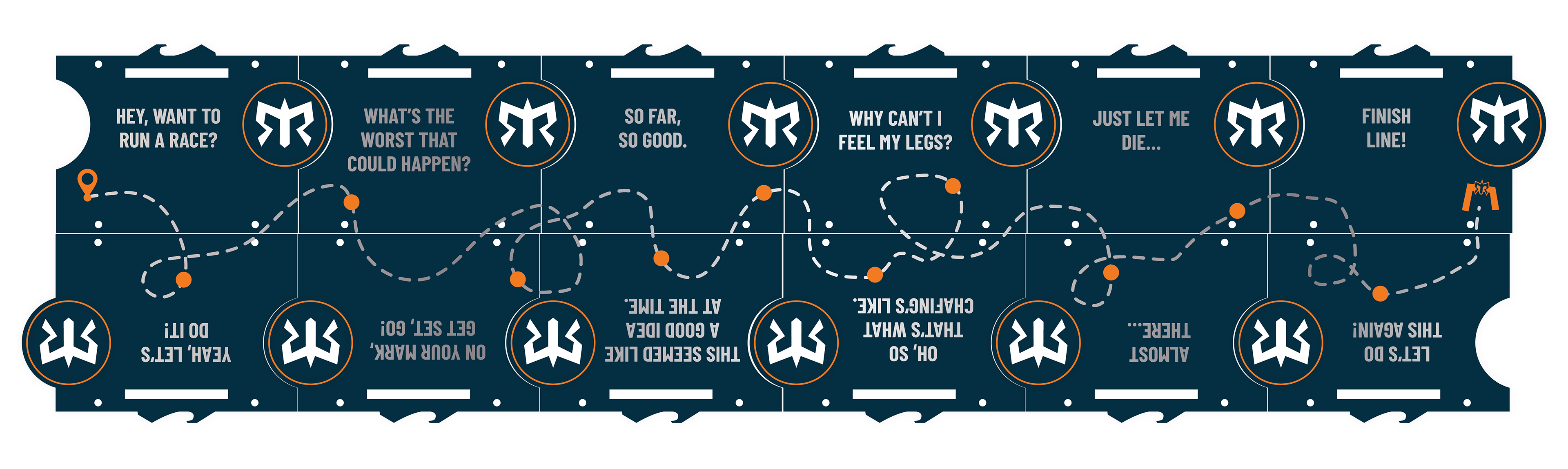 Concept Back for Road Race Medals