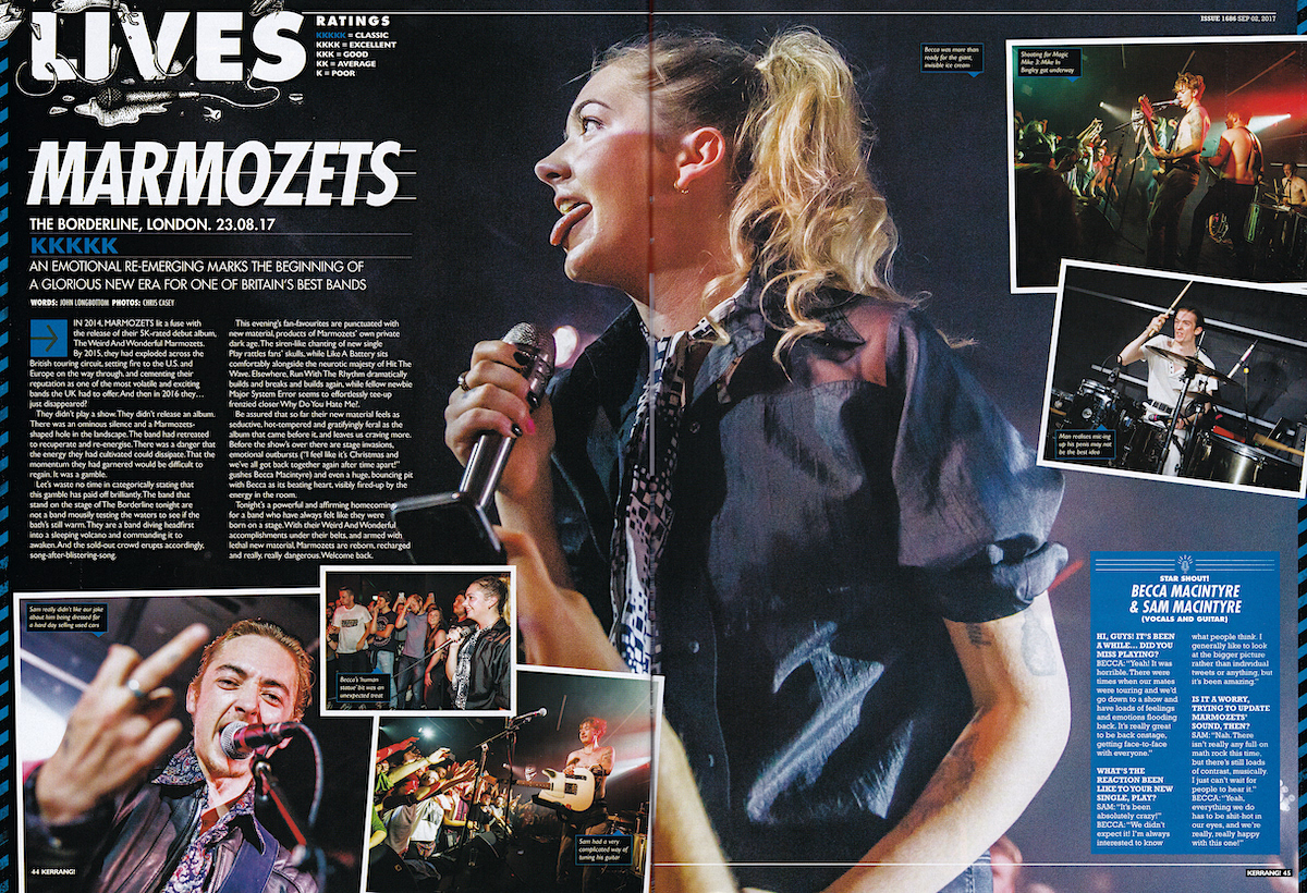 Marmozets - Kerrang! Live Review - 2017