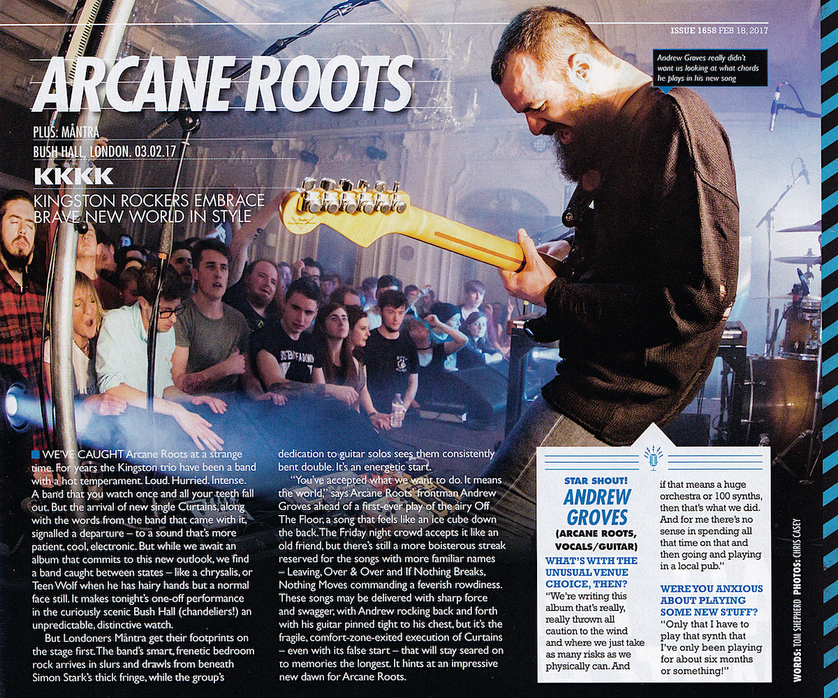 Arcane Roots - Kerrang! Live Review - 2017