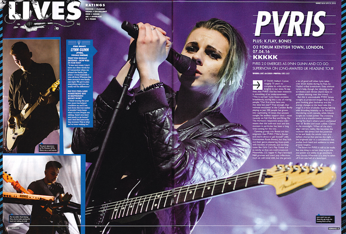 Pvris - Kerrang! Live Review - 2016