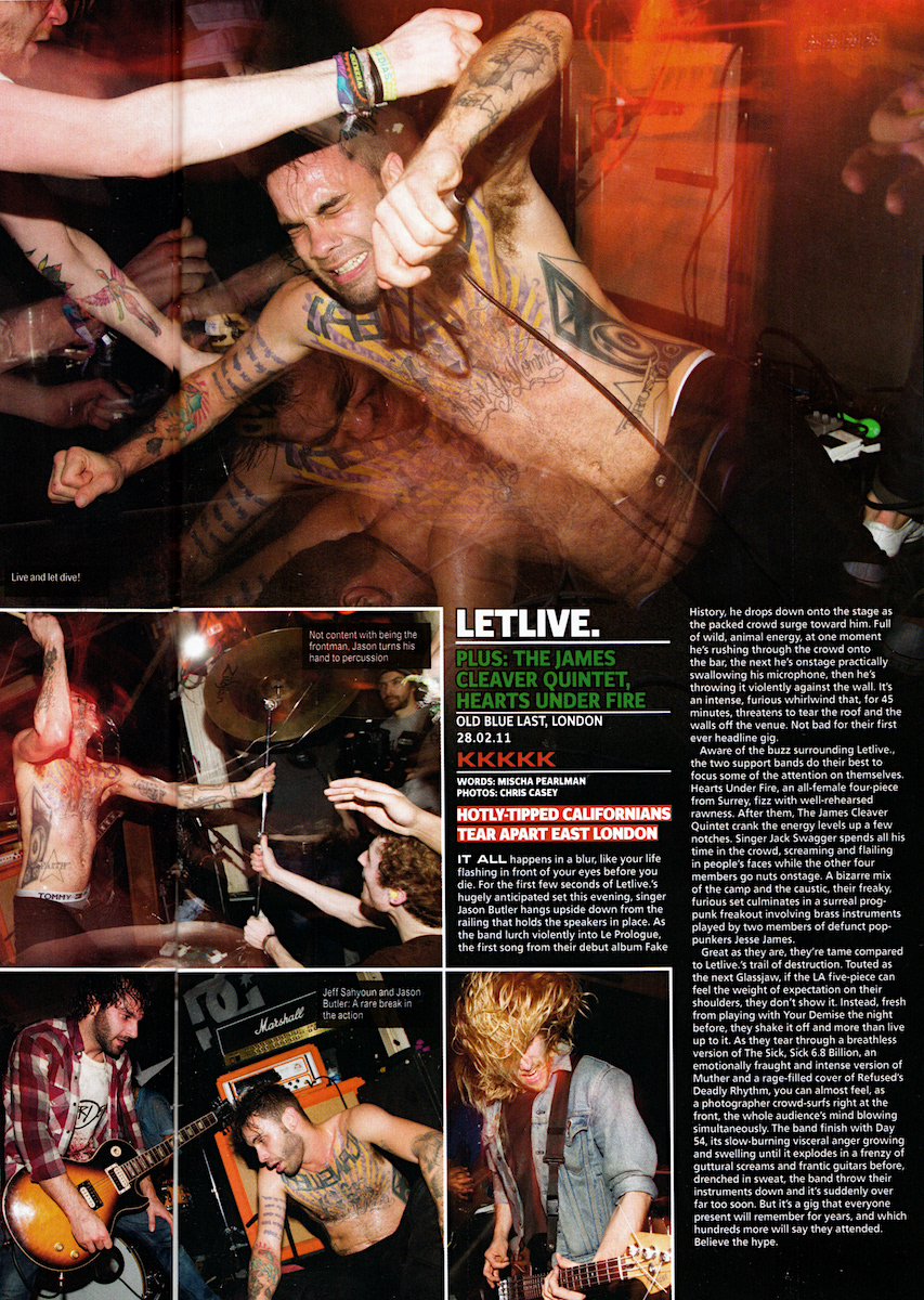 Letlive - Kerrang! Live Review - 2011