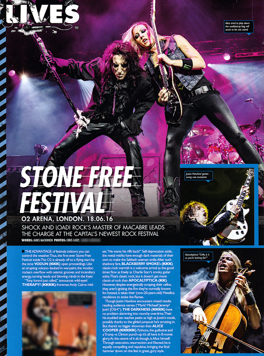 Alice Cooper - Kerrang! Live Review - 2016