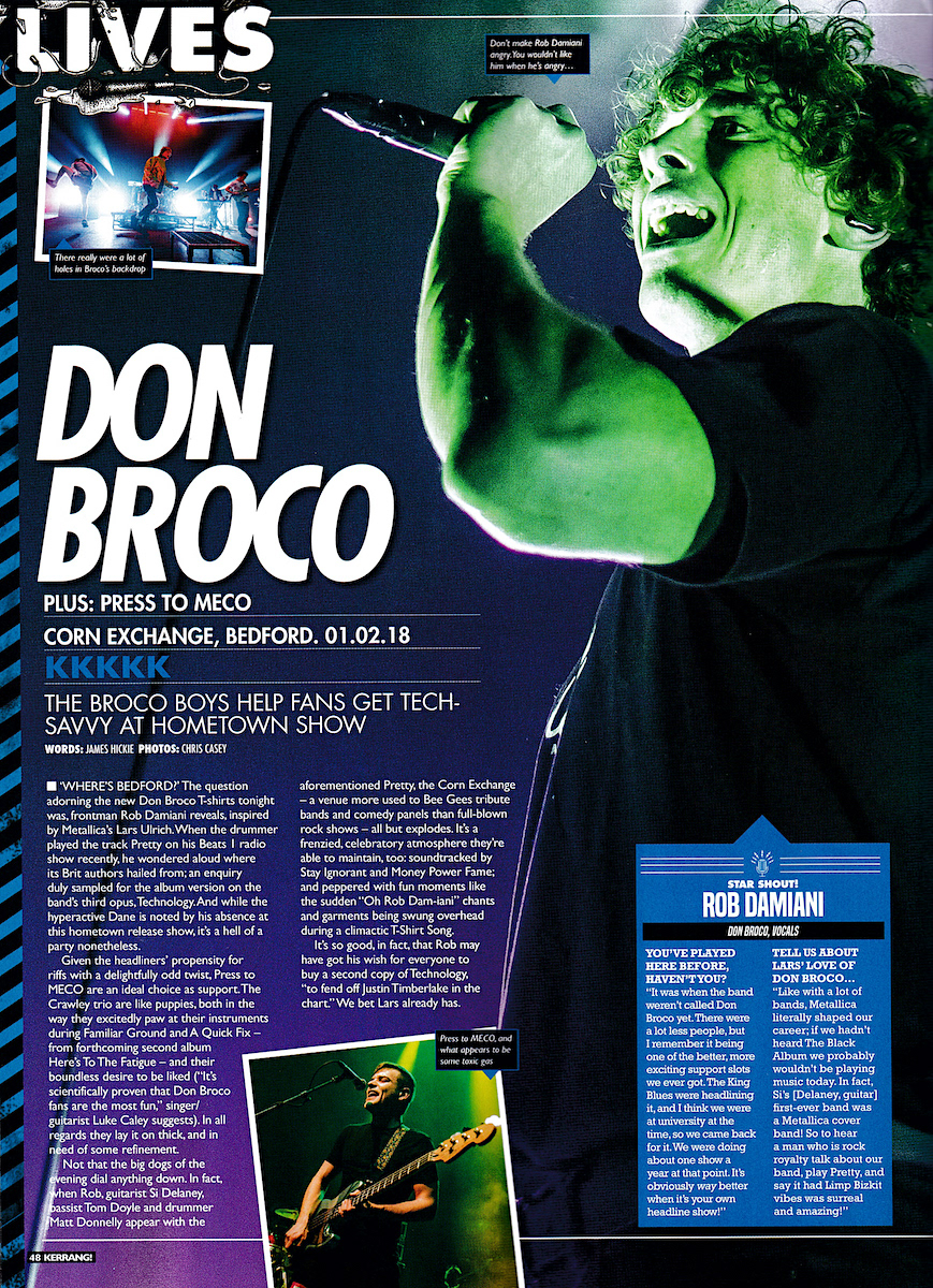 Don Broco - Kerrang! Live Review - 2018