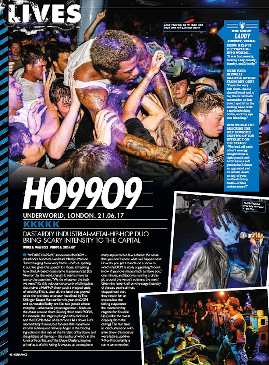 Ho99o9 - Kerrang! Live Review - 2017