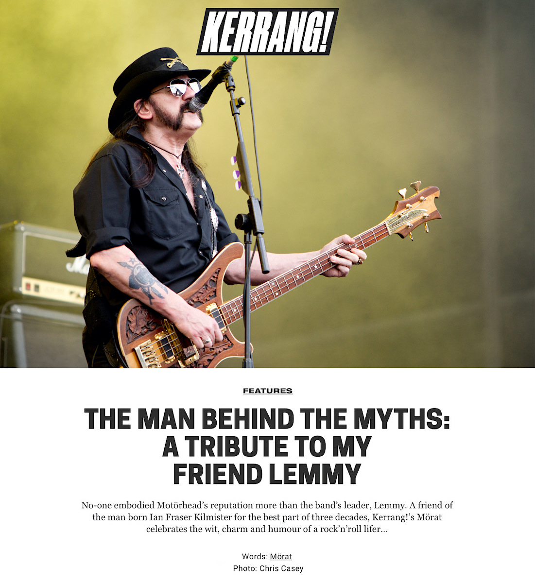 Motorhead - Kerrang! Feature - 2019