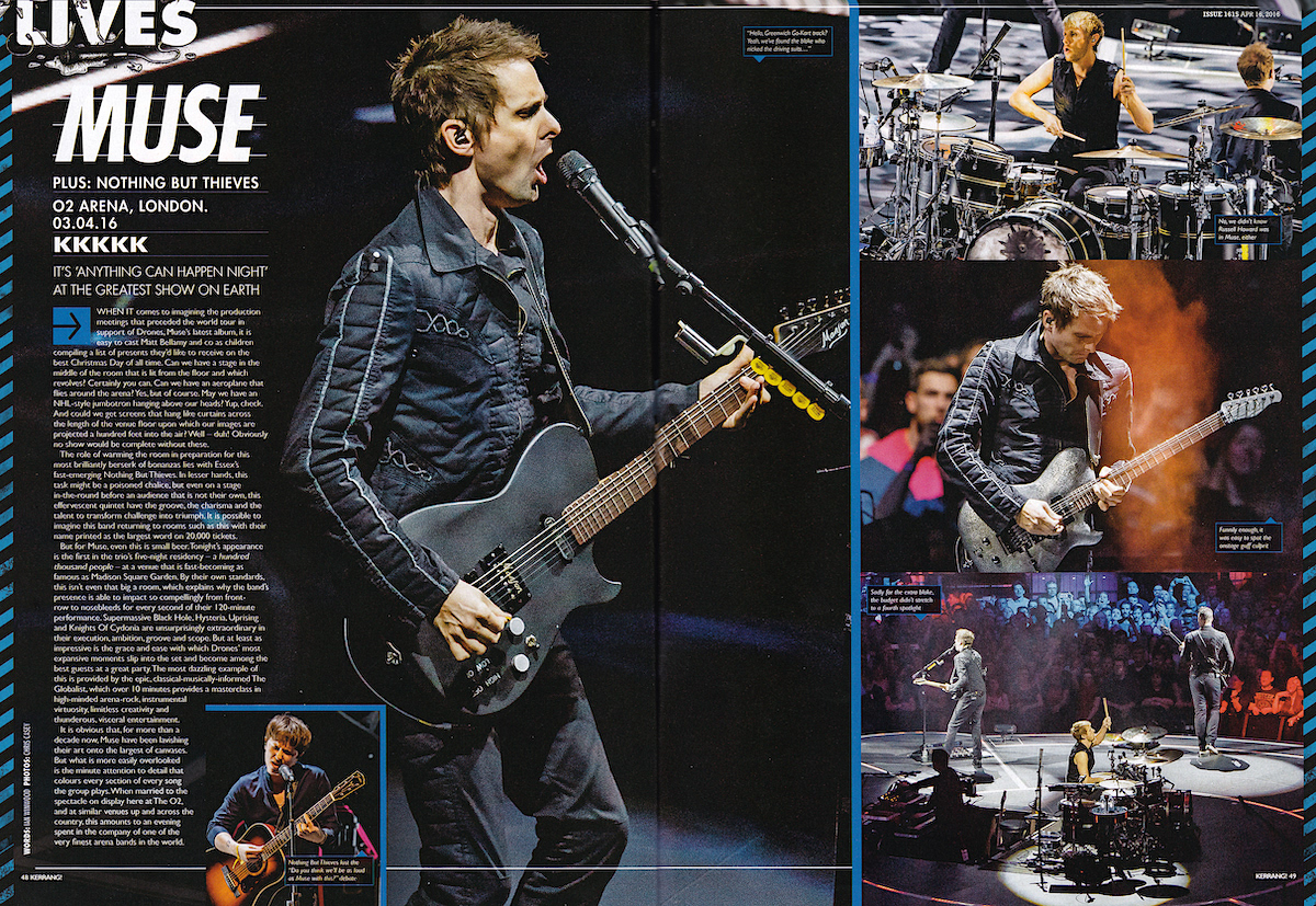 Muse - Kerrang! Live Review - 2016