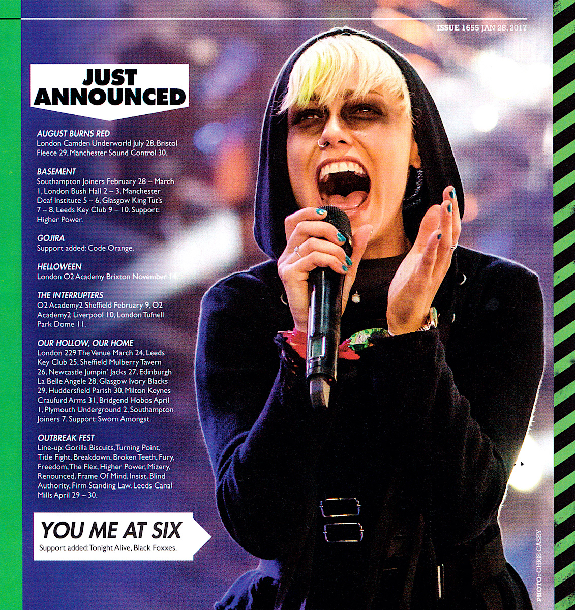 Tonight Alive - Kerrang! Gig Guide - 2017