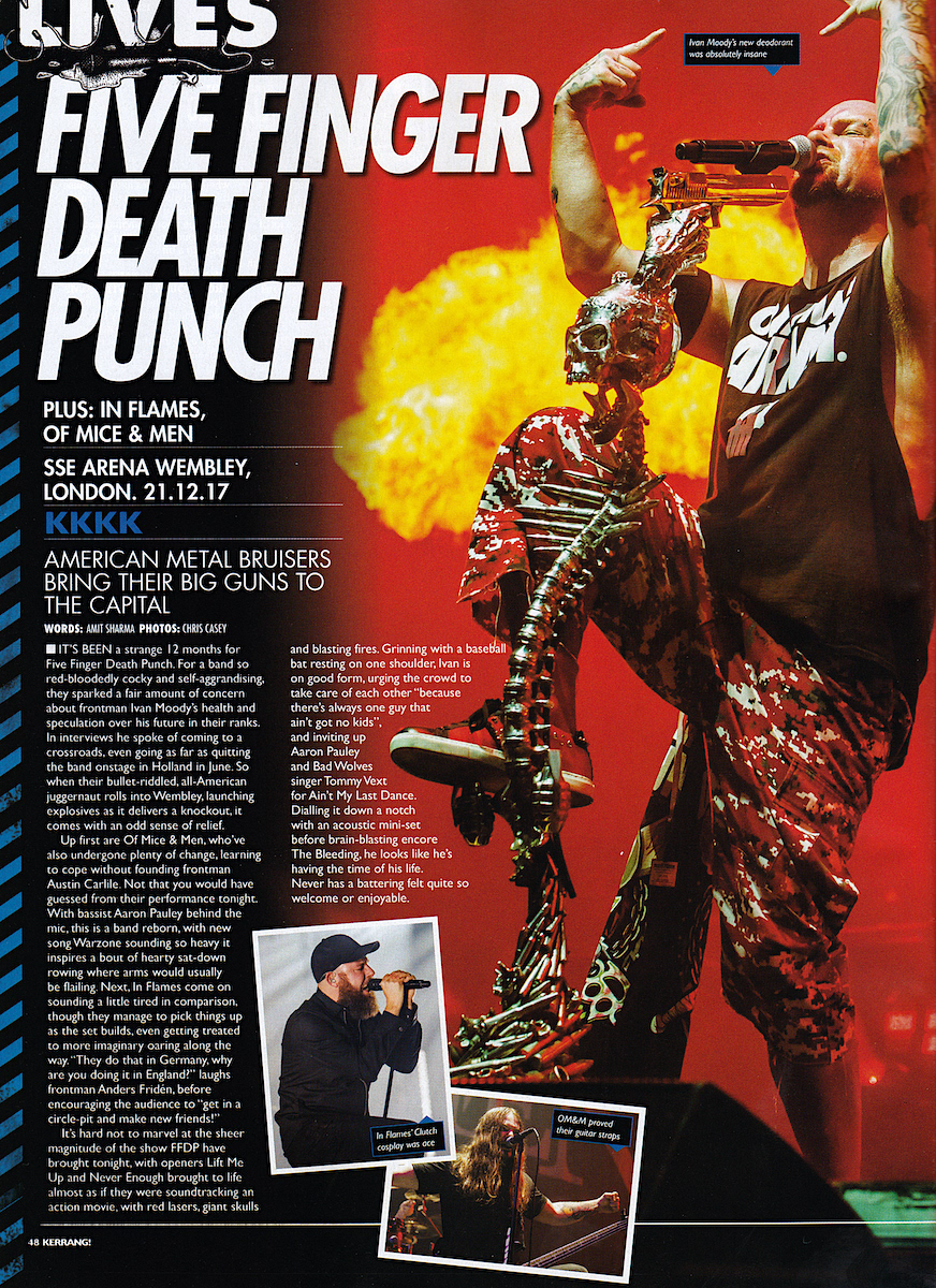 Five Finger Death Punch - Kerrang! Live Review - 2017