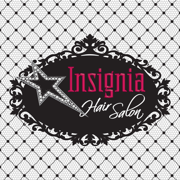Insignia Hair Salon sticker design
