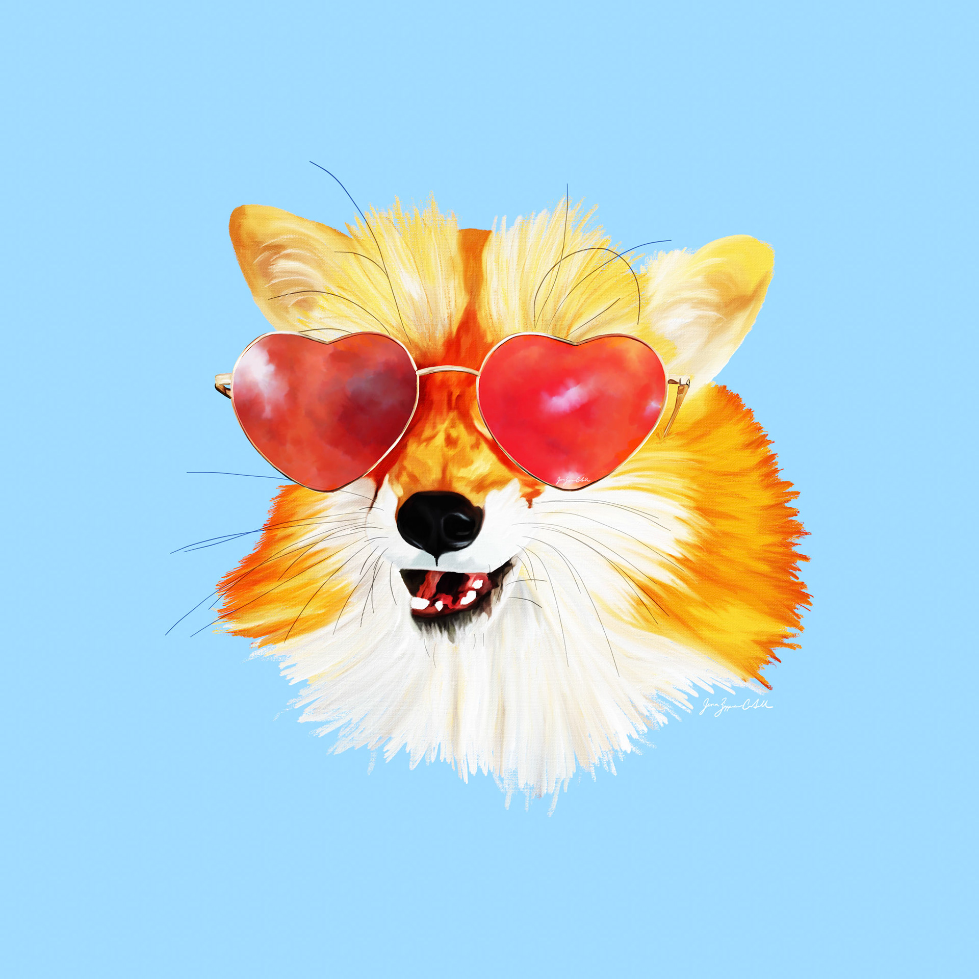 'Foxy' ©J.Z.Cordell 2024