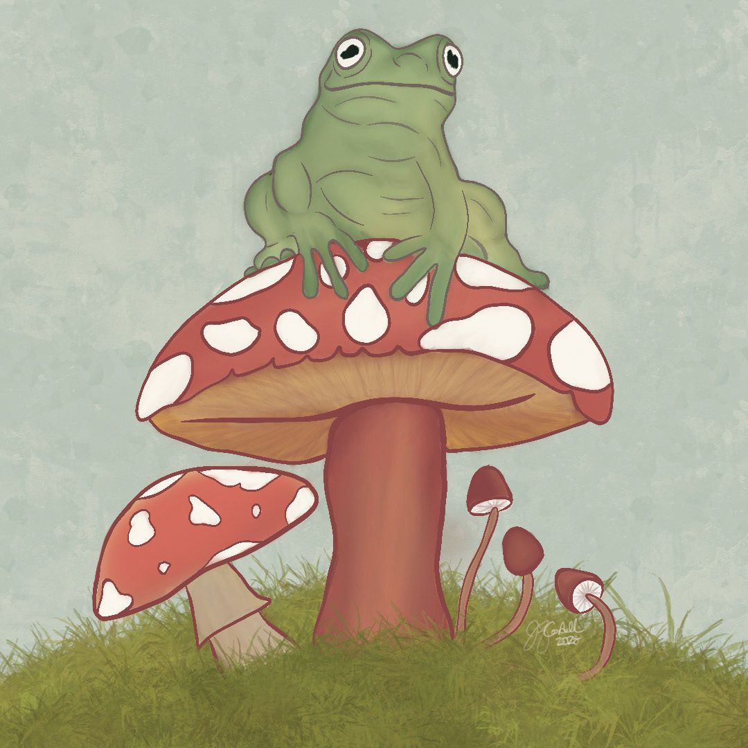 'Father Frog' ©J.Z.Cordell 2023