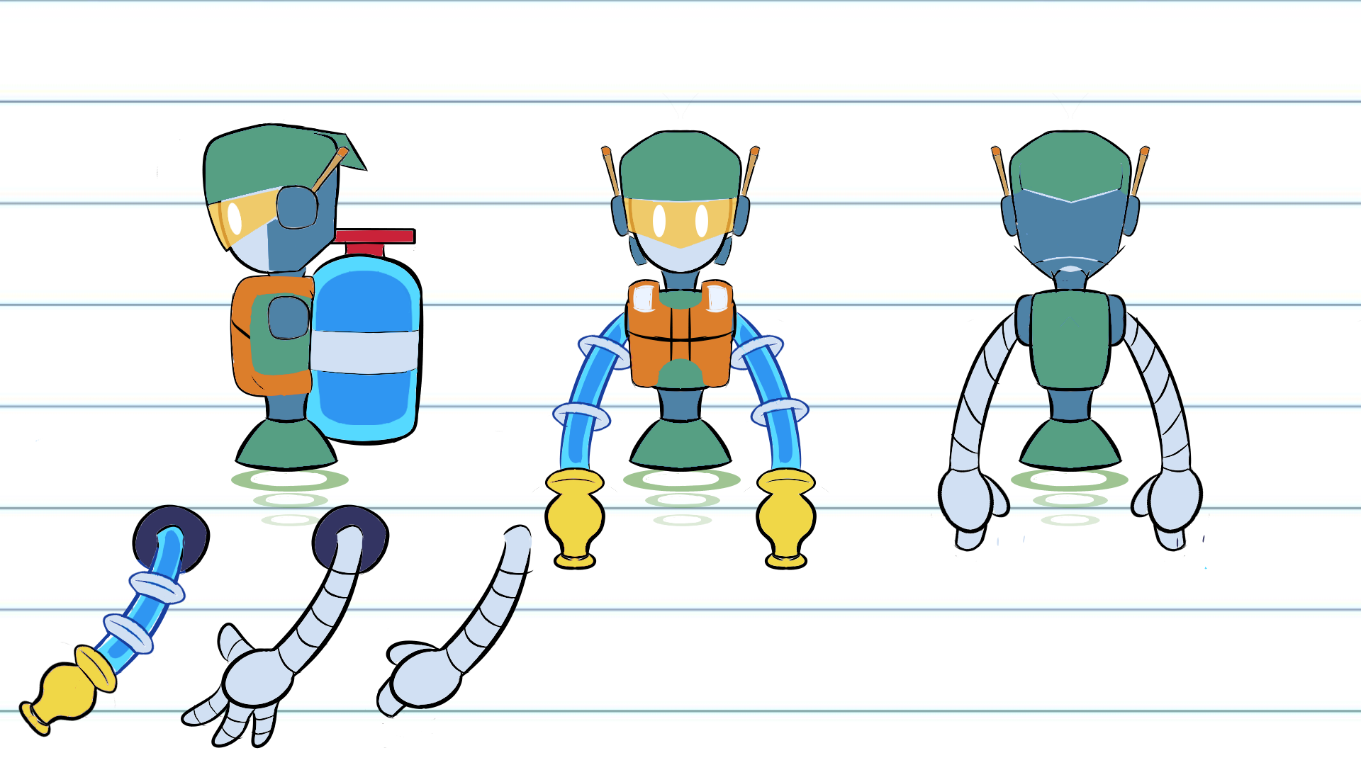 Assignment 1: SpoutBot Character Turnaround