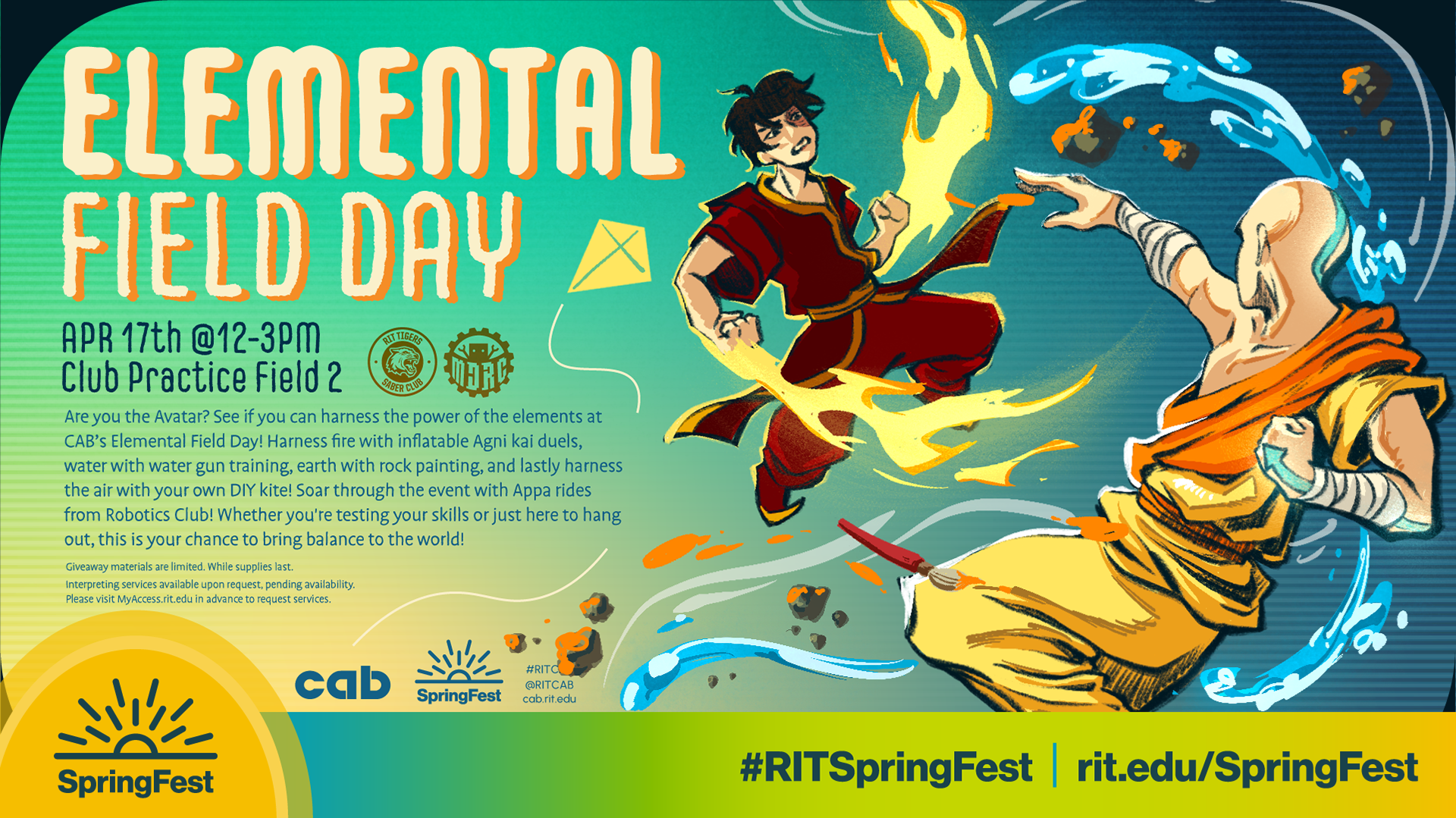 College Activities Board - Elemental Field Day