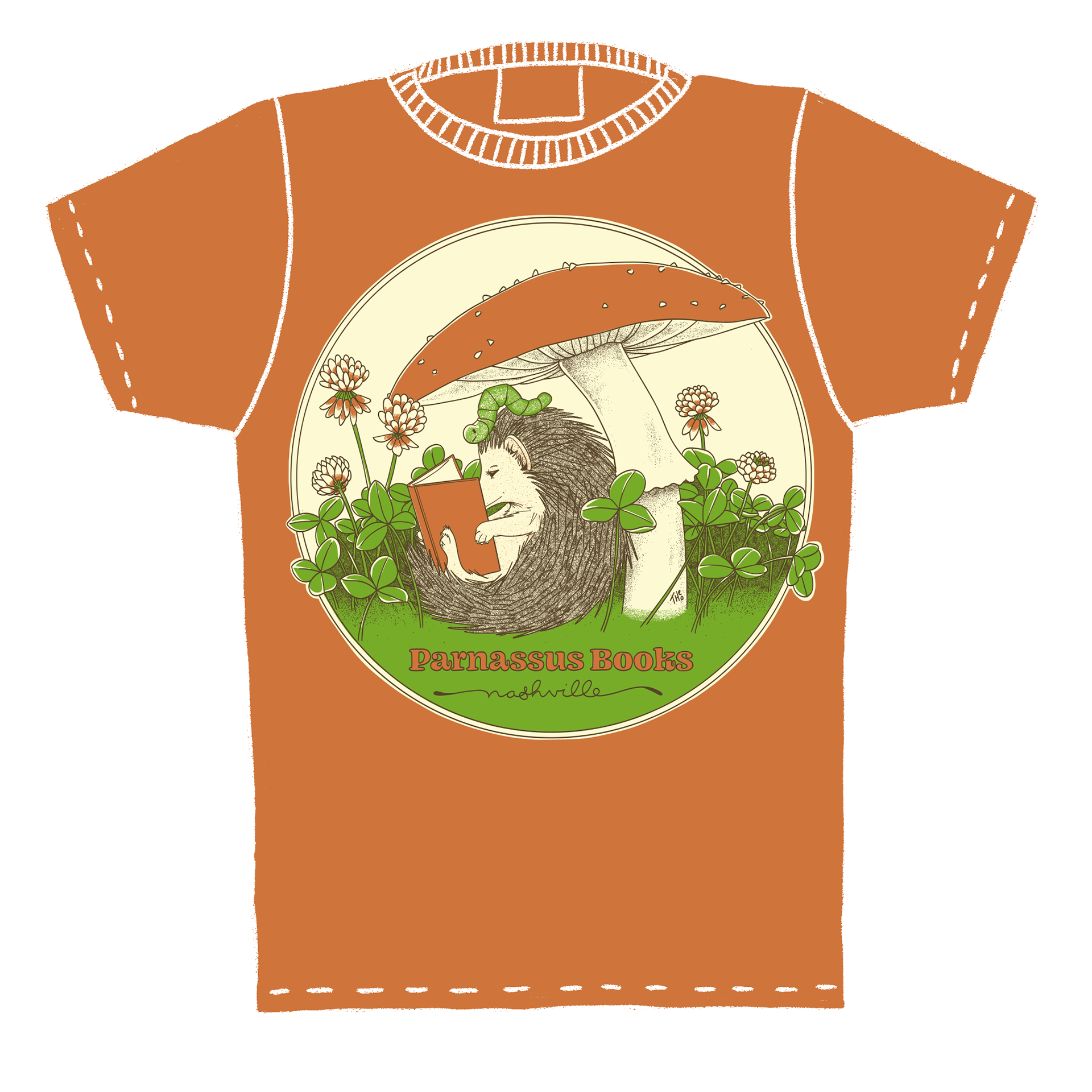 Parnassus Books Hedgehog T-Shirt Spring 2024