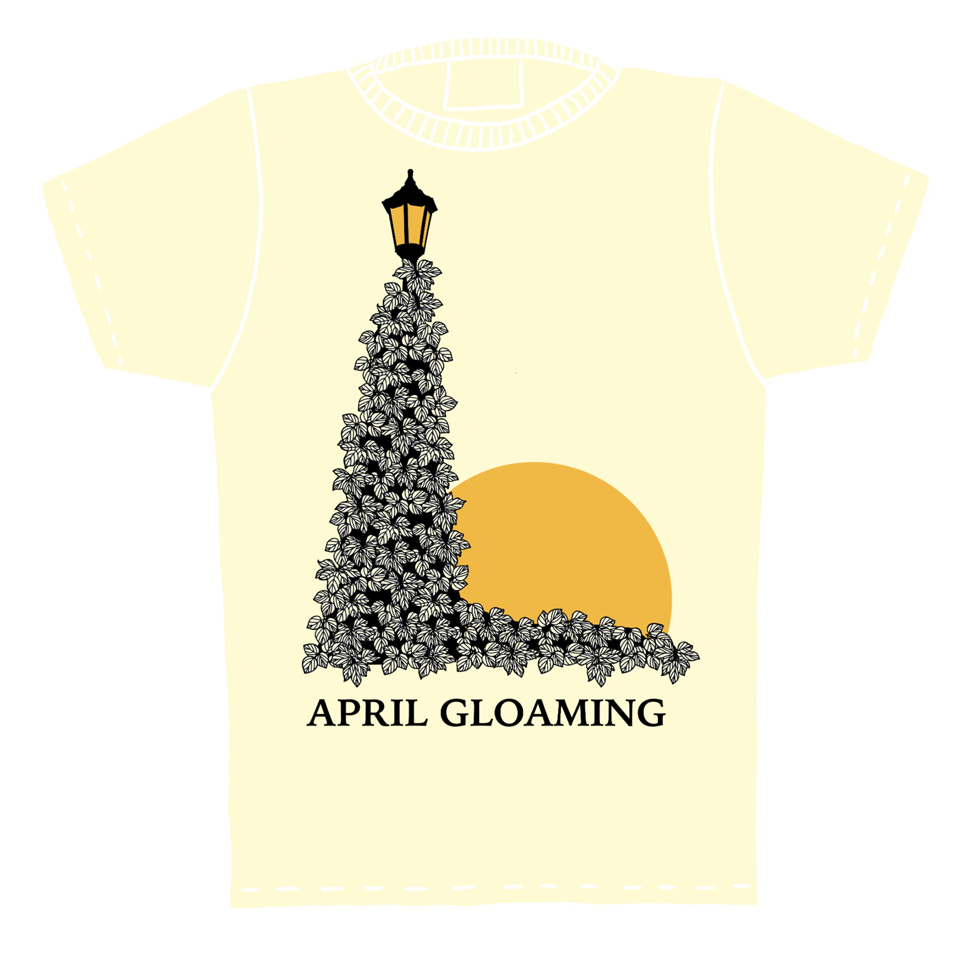 April Gloaming Press Kudzu Lamp T-shirt