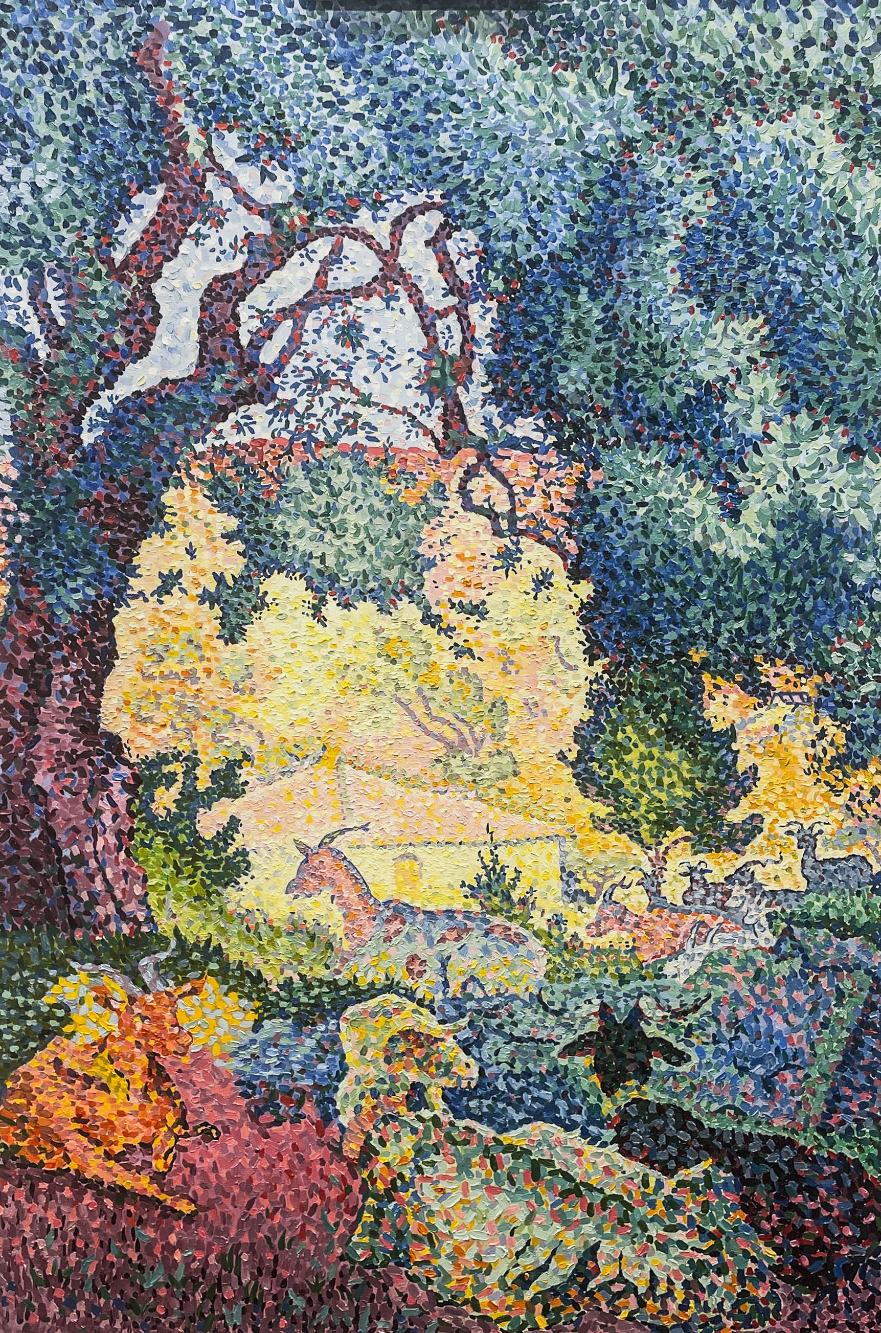 Master Copy of Henri-Edmond Cross Landscape with Goats