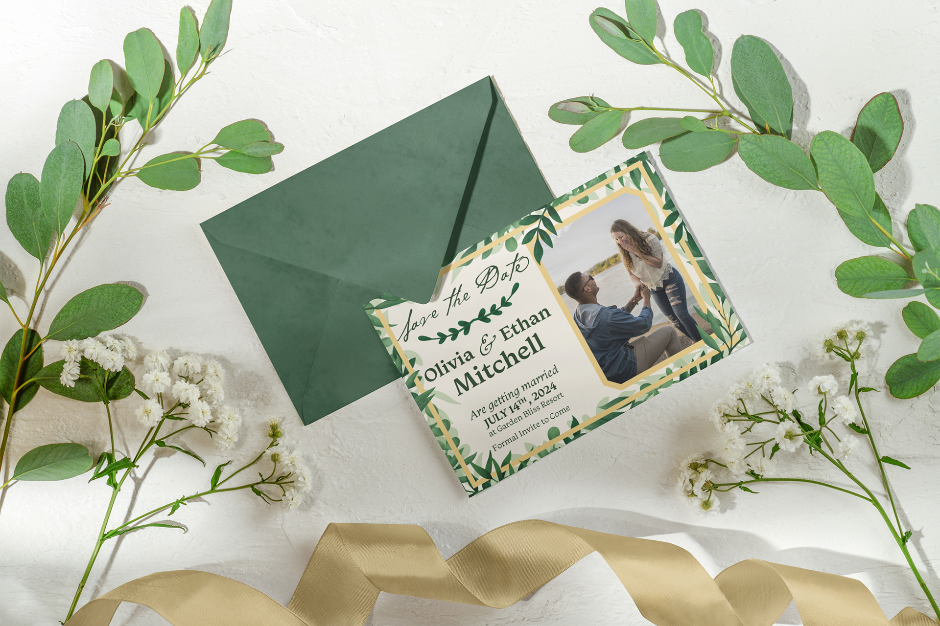 Mock up of Save the Date