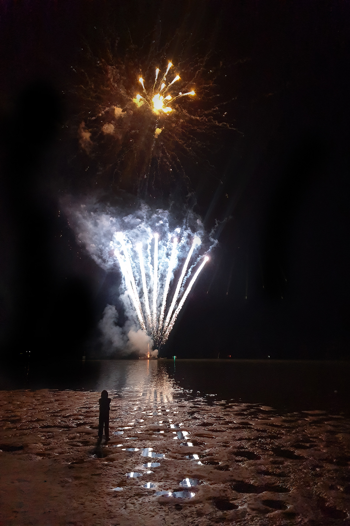 Fireworks at Oyster Festival Narooma