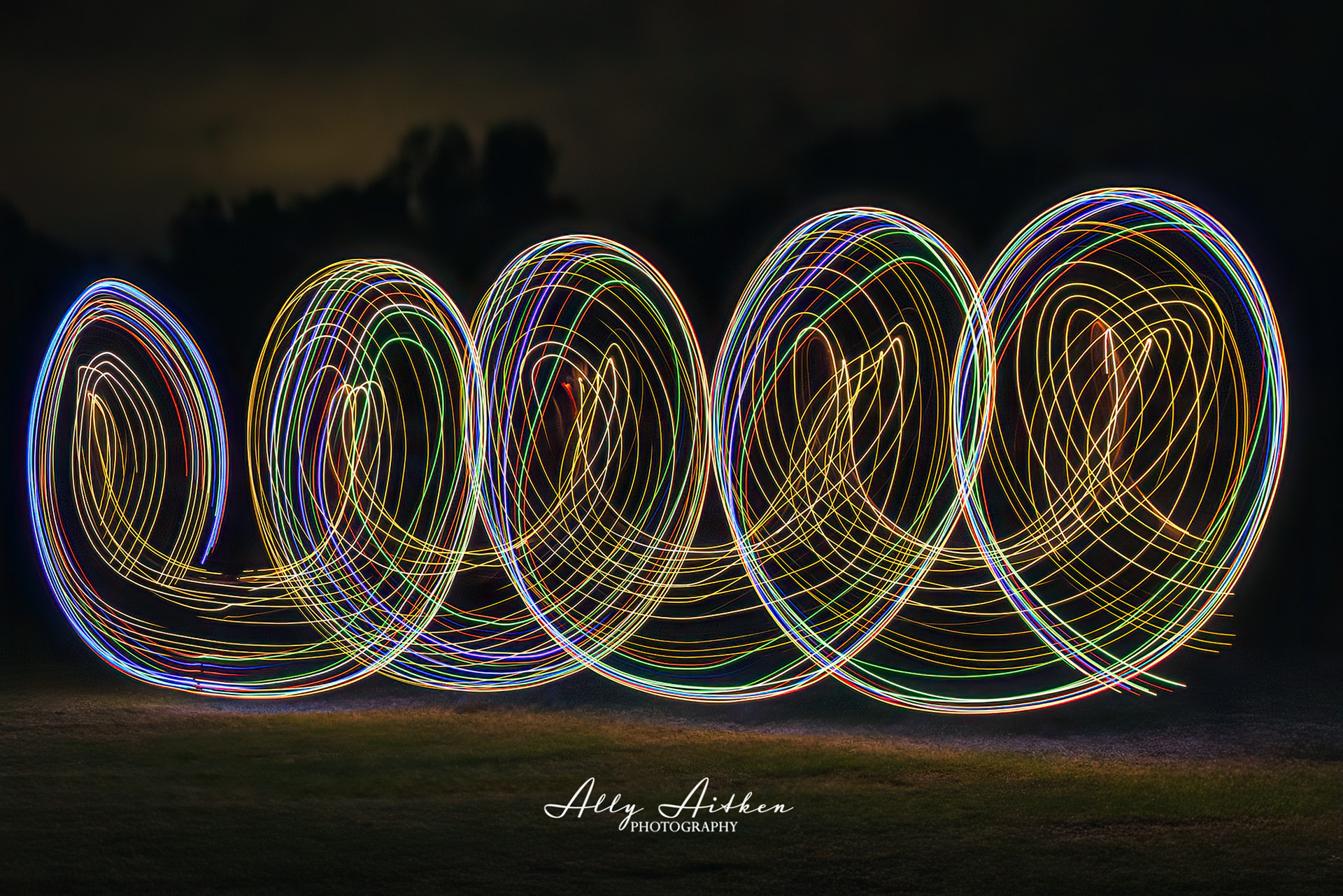 4. Light painting at Mystery Bay 2025