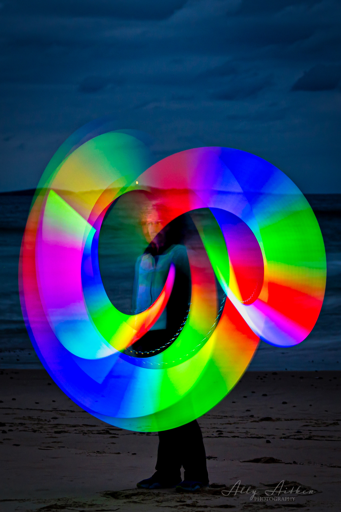 14. Light painting at Mystery Bay 2025