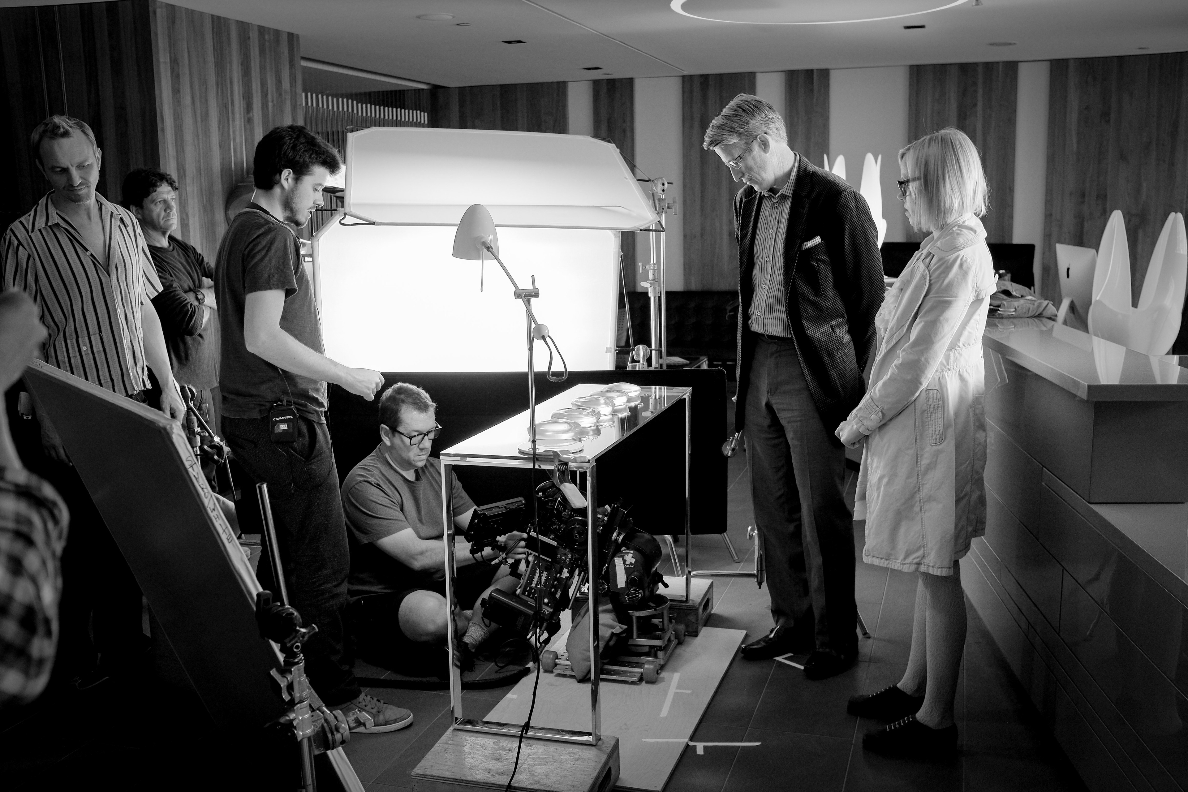 Film Crew and Alison Pill