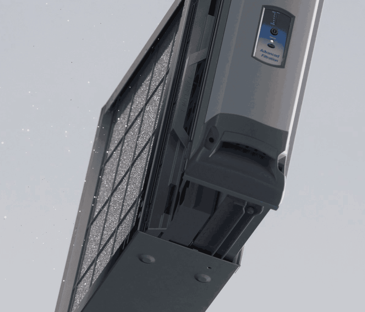 Modeling : Front of unit and the Foam Filter