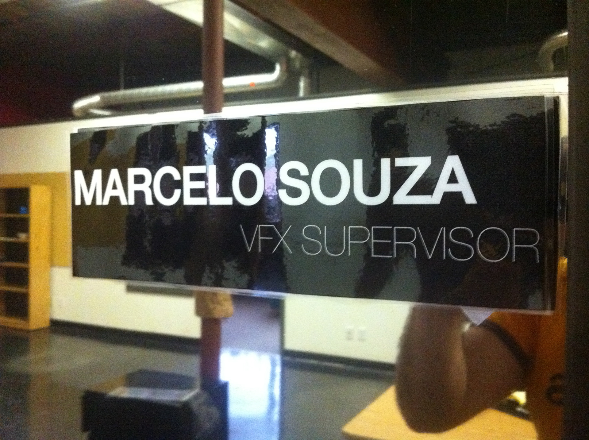 I even got my own Room at the Filming Studio