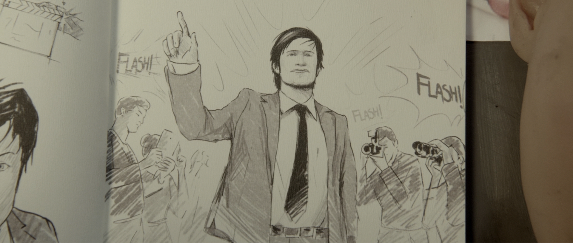 This is the Comic Book Dimension. A 3rd of the movie happens inside a comic book