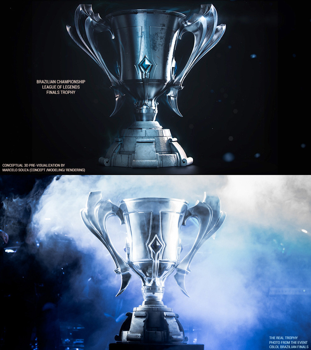 RIOT - LEAGUE OF LEGENDS - TROPHY DESIGN AND MODELING