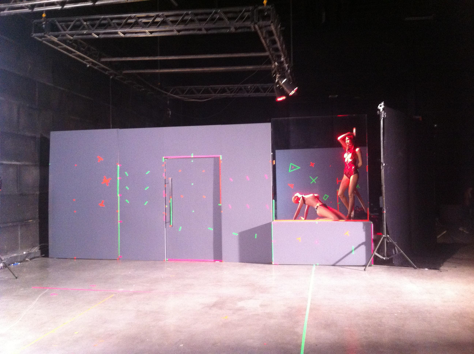 This is the facade of the Sex Shop.