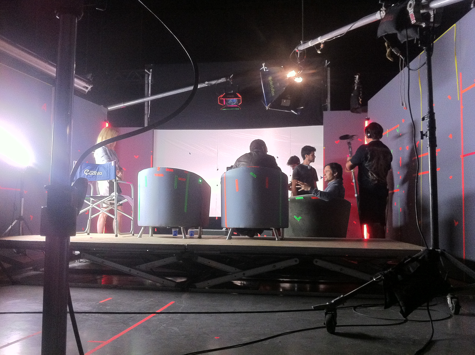 Gael garcia Bernau on our movie set