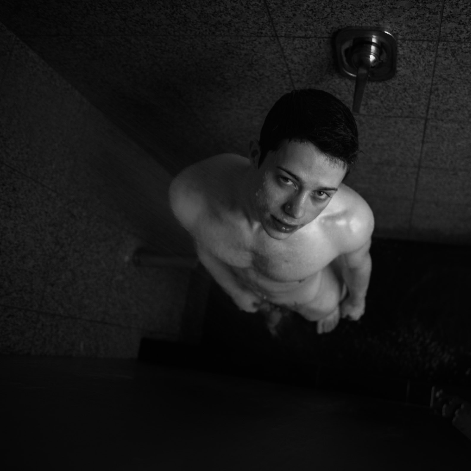 Tyson is a young man about town with a lot of promise. A big smile always and wilingness to help. #blackandwhite #nudemale #naked