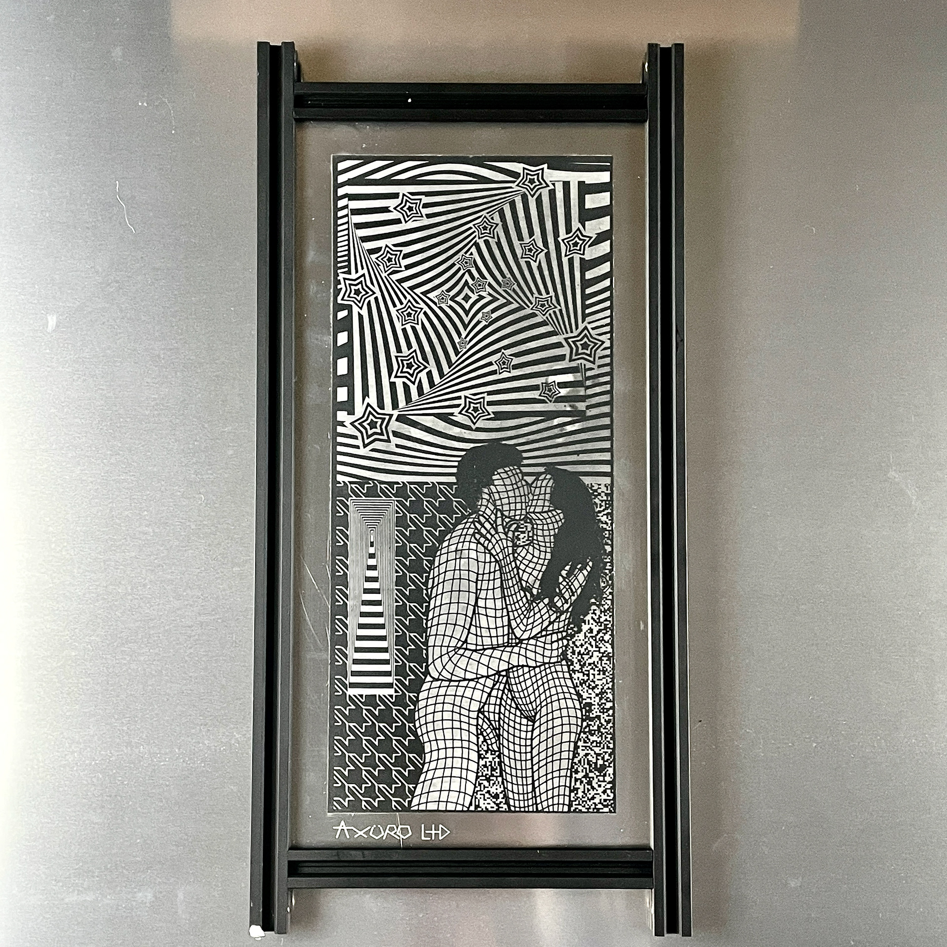 "Enchanting" 8x16 - laser engraving/ spraypaint (SOLD)