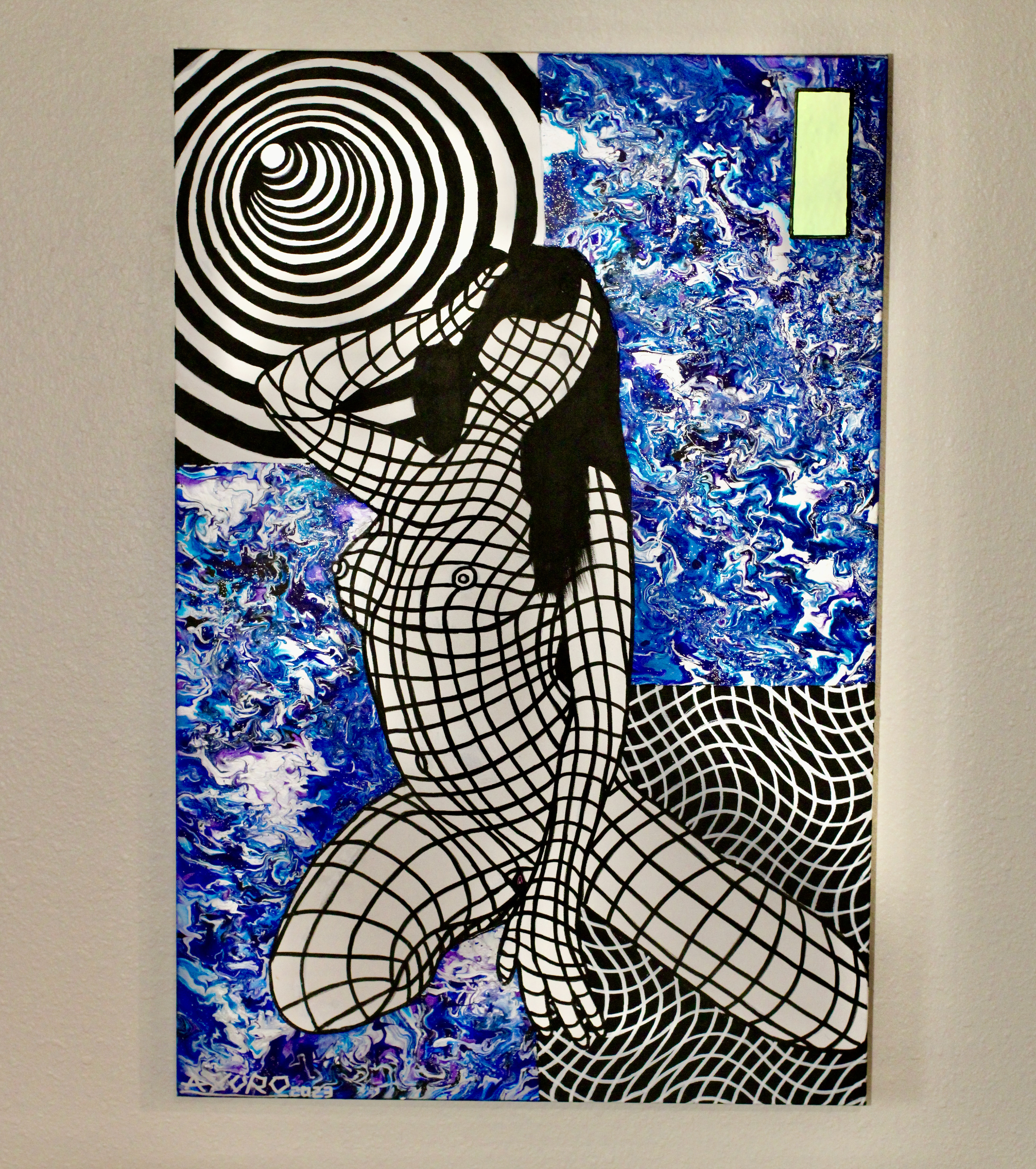 "Aphrodite" 24x36 - acrylics on canvas (Available)