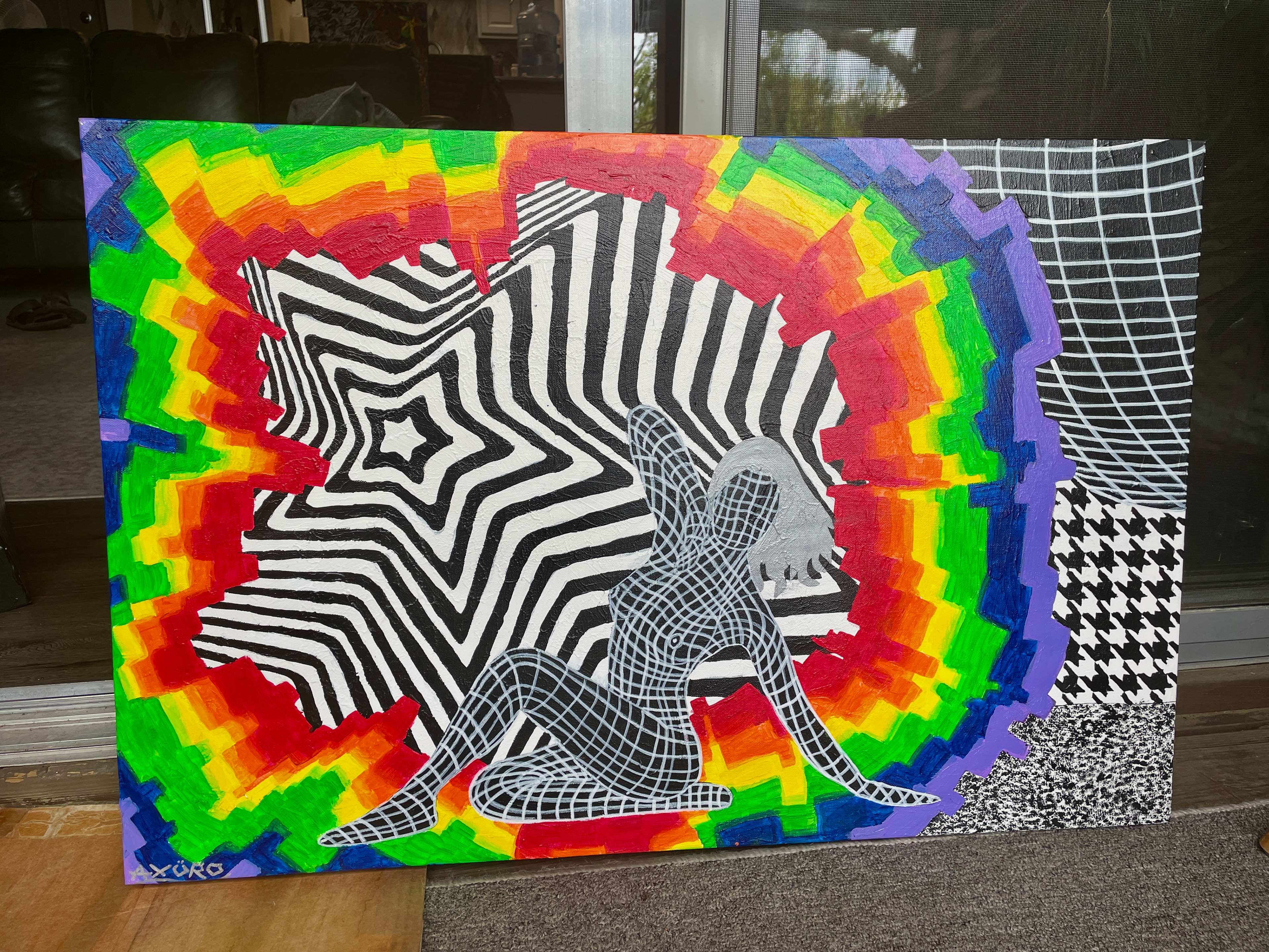 "Ethereal" 24"x 36" - acrylics on canvas (Available)