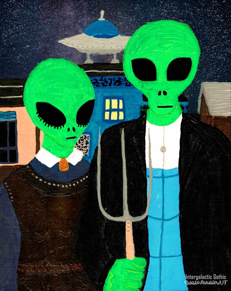"Intergalatic Gothic" by Waldo Ronaldo Art
