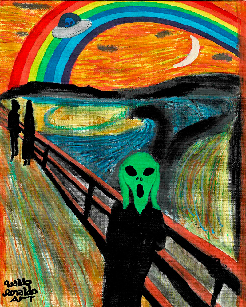 "Scream" by Waldo Ronaldo Art