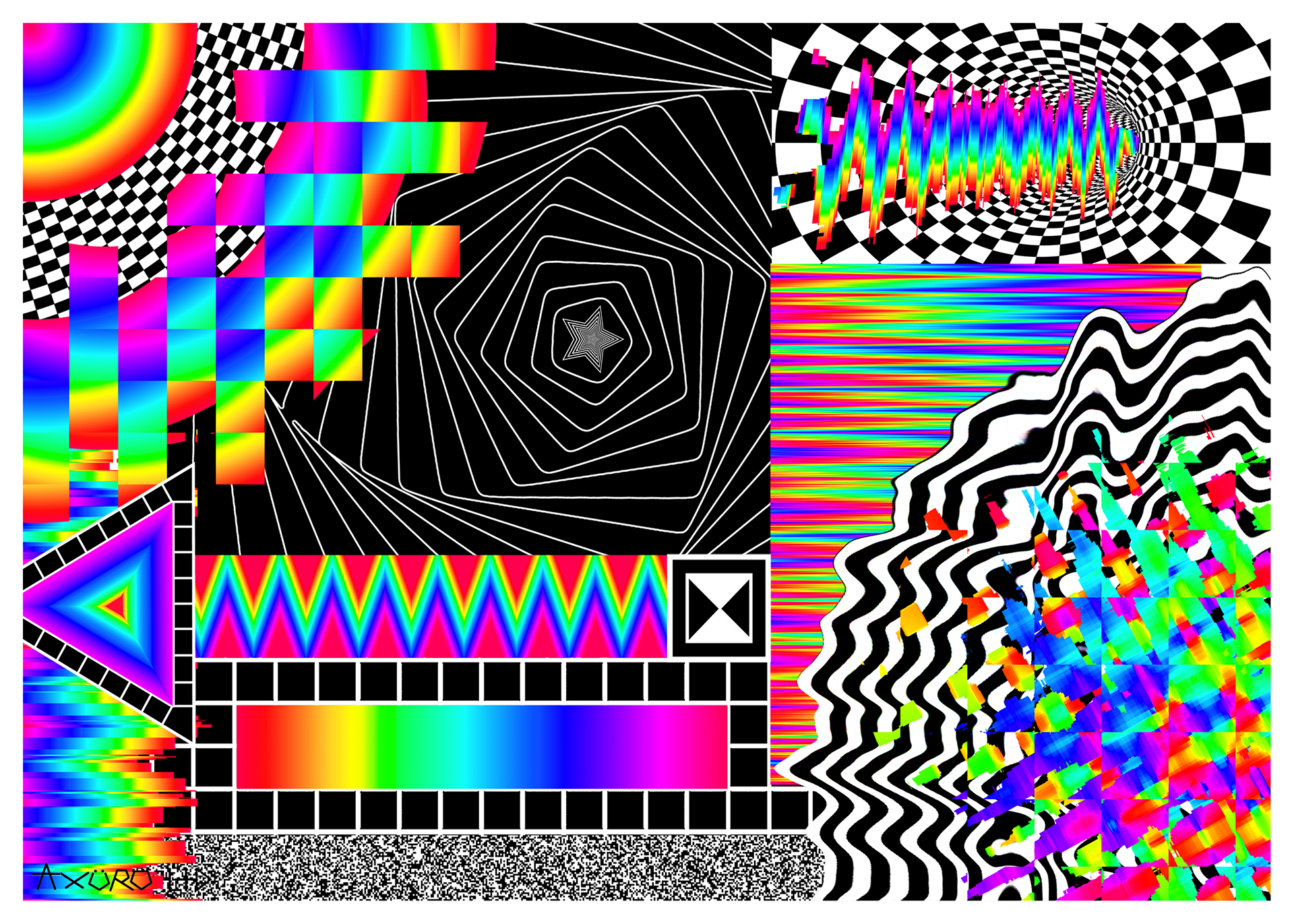 "Azulo Rainbow"
