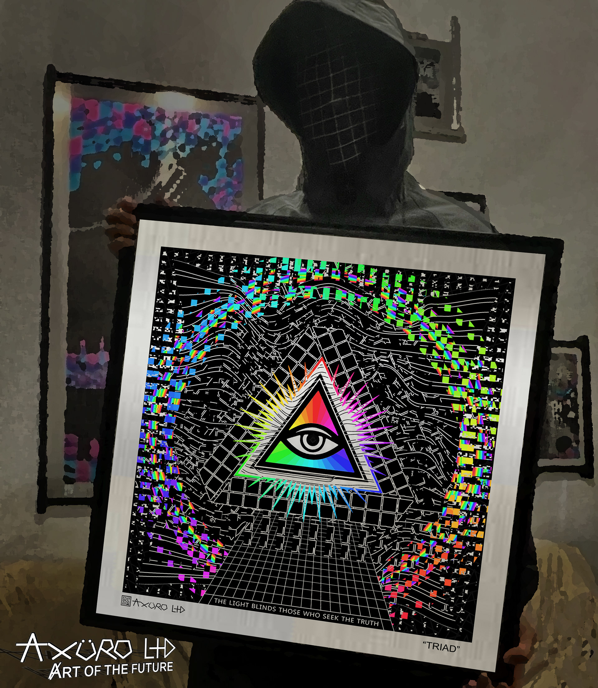 "Triad" UV resin print (available to print)