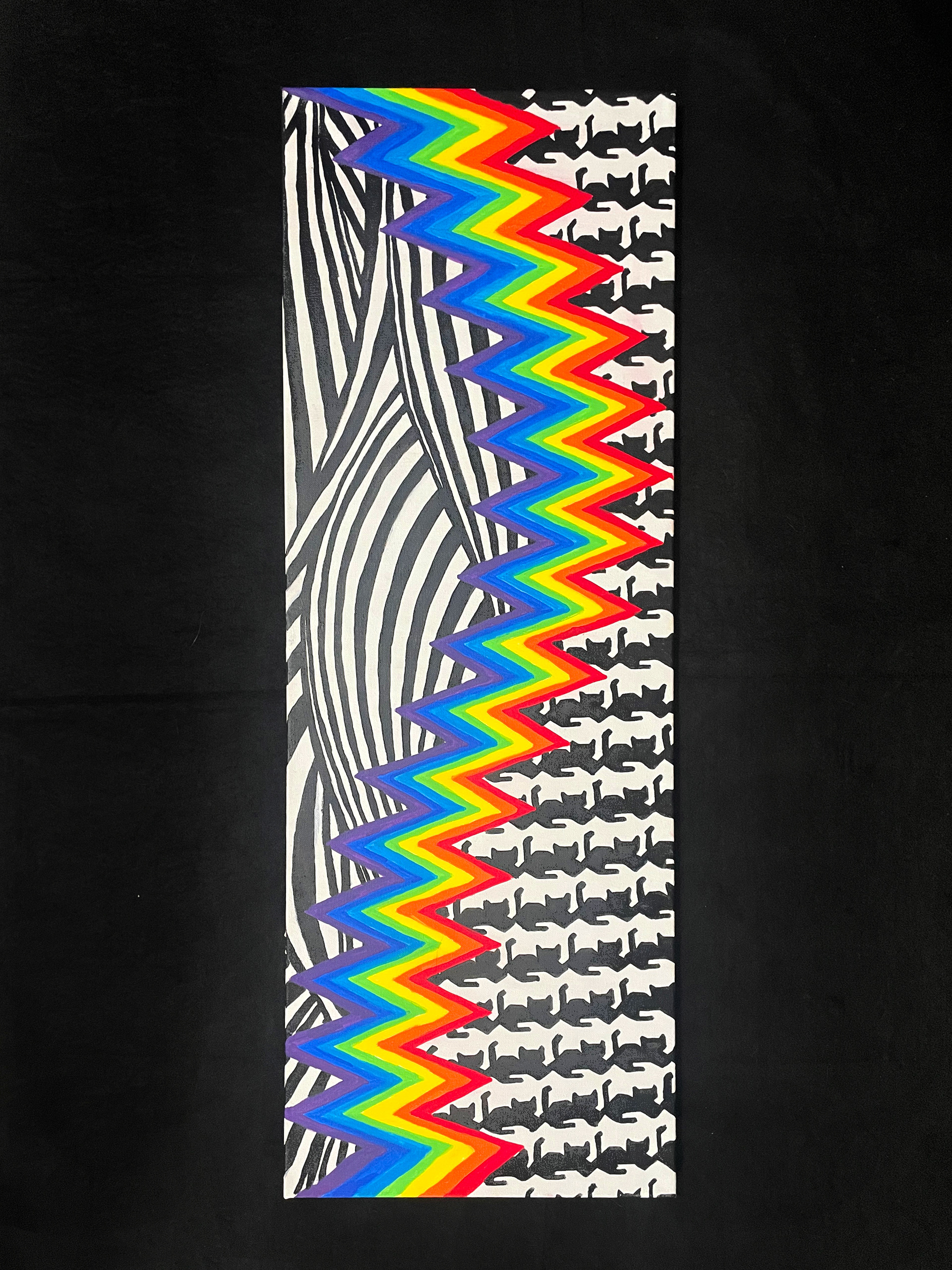 "Phase" 12x36 -  acrylics on canvas (Available)