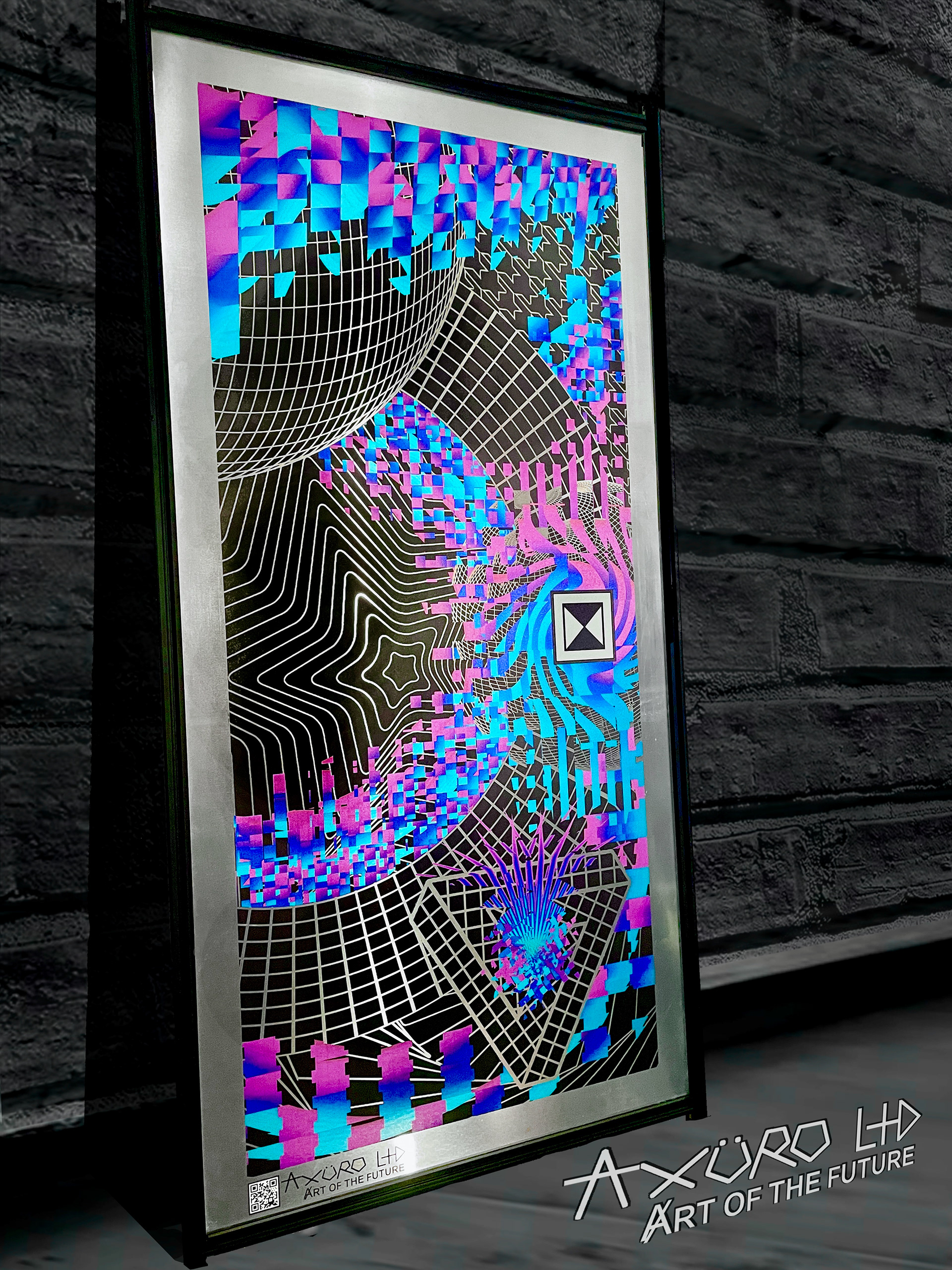 "Quantum" 24x48 - UV resin print (available)